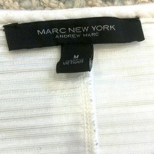 Marc New York Ribbed batwing white top